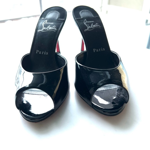 Christian Louboutin Me Dolly 85 patent sandals - Picture 4 of 7